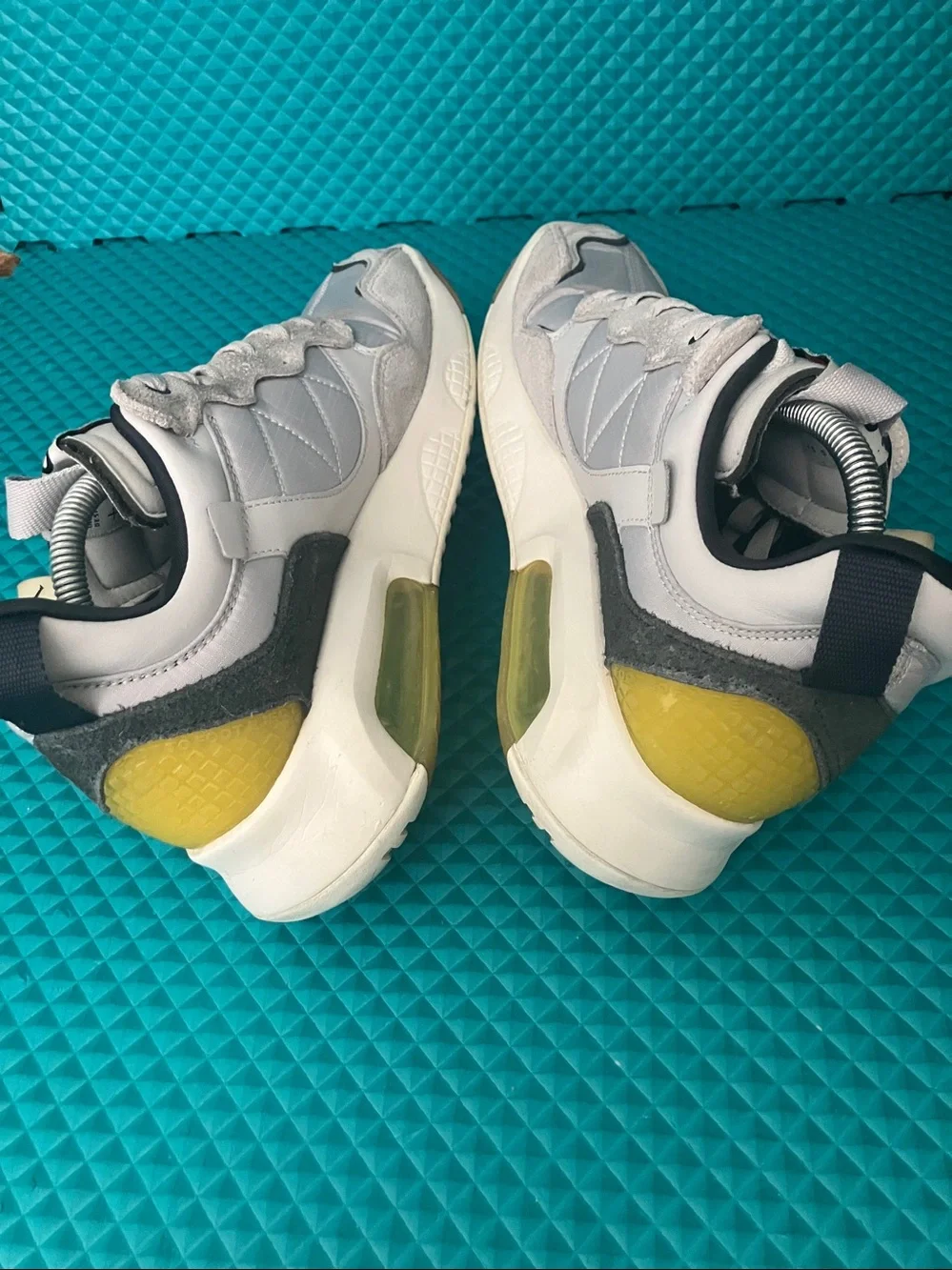 NIKE Air Jordan MA2 Vast Grey-Yellow Men's Shoes | 9.5